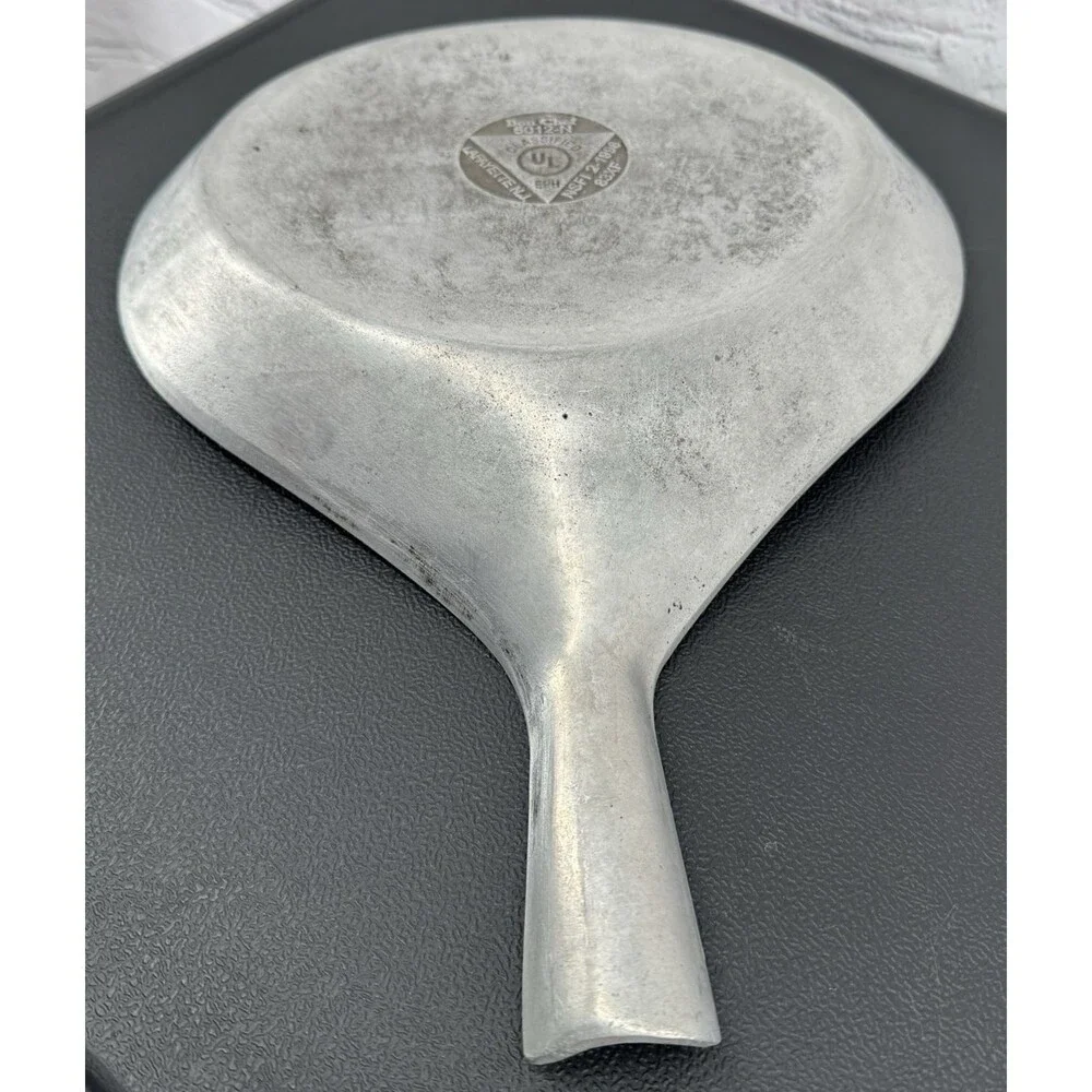 Vintage Bon Chef 5012-N Aluminum Skillet Pewter-Glow Finish 10 inch Lafayette NJ
